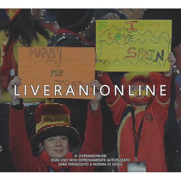 SPAGNA - HONDURAS FIFA WORLD CUP CAMPIONATI MONDIALI SUD AFRICA 21/06/2010 NELLA FOTO TIFOSI ©VITEZ/AGENZIA ALDO LIVERANI SAS