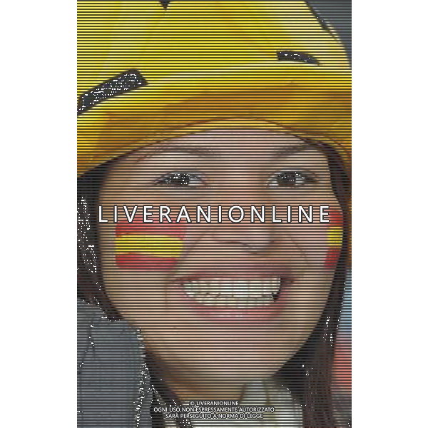 SPAGNA - HONDURAS FIFA WORLD CUP CAMPIONATI MONDIALI SUD AFRICA 21/06/2010 NELLA FOTO TIFOSI ©VITEZ/AGENZIA ALDO LIVERANI SAS