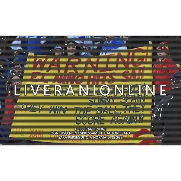 SPAGNA - HONDURAS FIFA WORLD CUP CAMPIONATI MONDIALI SUD AFRICA 21/06/2010 NELLA FOTO TIFOSI ©VITEZ/AGENZIA ALDO LIVERANI SAS