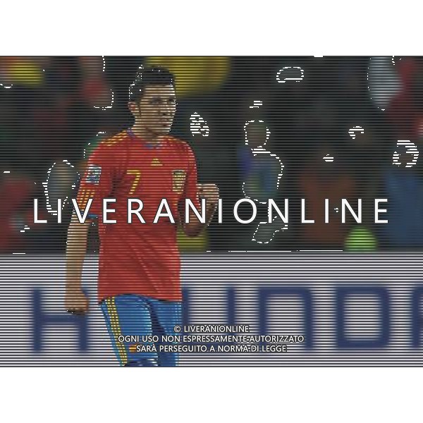 Fifa World Cup Sud Africa 2010 Match #32 Johannesburg (Ellis Park Stadium) - 21.06.2010 Spagna-Honduras Nella Foto: esultanza dopo il gol di david villa /Ph.Vitez-Ag. Aldo Liverani