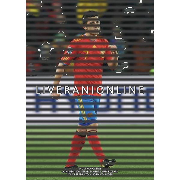 Fifa World Cup Sud Africa 2010 Match #32 Johannesburg (Ellis Park Stadium) - 21.06.2010 Spagna-Honduras Nella Foto: esultanza dopo il gol di david villa /Ph.Vitez-Ag. Aldo Liverani