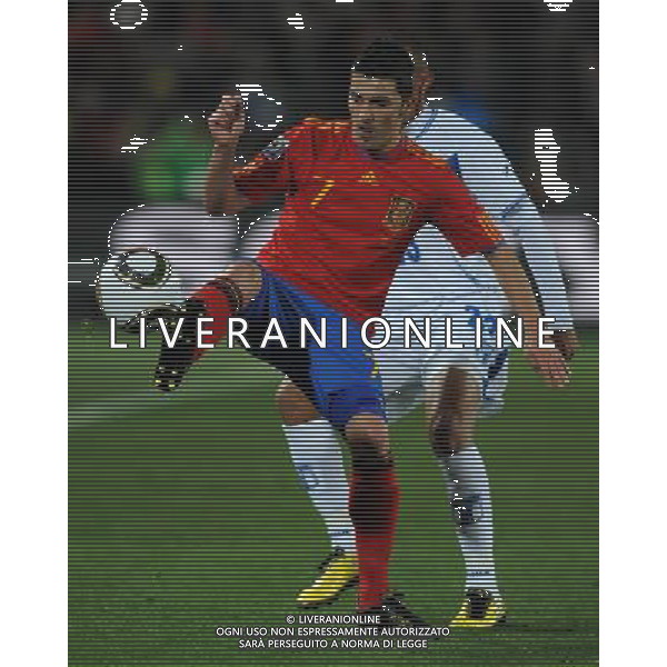 Fifa World Cup Sud Africa 2010 Match #32 Johannesburg (Ellis Park Stadium) - 21.06.2010 Spagna-Honduras Nella Foto:villa david /Ph.Vitez-Ag. Aldo Liverani