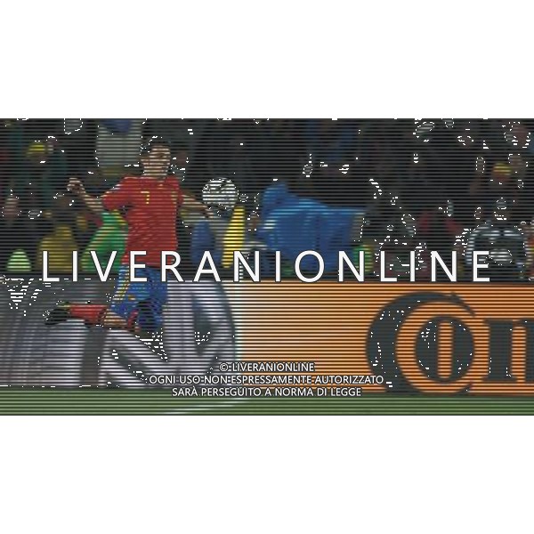 Fifa World Cup Sud Africa 2010 Match #32 Johannesburg (Ellis Park Stadium) - 21.06.2010 Spagna-Honduras Nella Foto:villa david /Ph.Vitez-Ag. Aldo Liverani