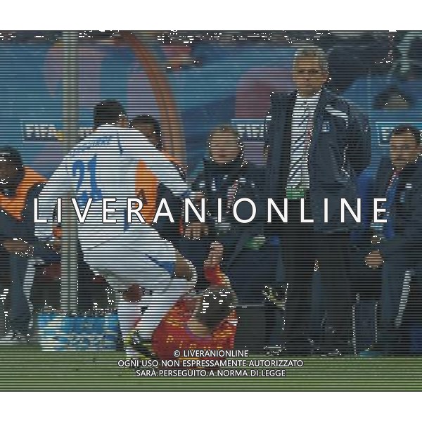 Fifa World Cup Sud Africa 2010 Match #32 Johannesburg (Ellis Park Stadium) - 21.06.2010 Spagna-Honduras Nella Foto:rueda /Ph.Vitez-Ag. Aldo Liverani