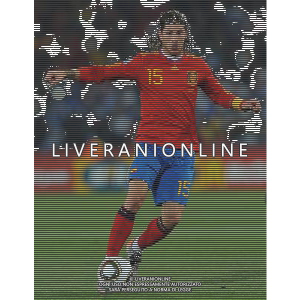 Fifa World Cup Sud Africa 2010 Match #32 Johannesburg (Ellis Park Stadium) - 21.06.2010 Spagna-Honduras Nella Foto:sergio ramos /Ph.Vitez-Ag. Aldo Liverani