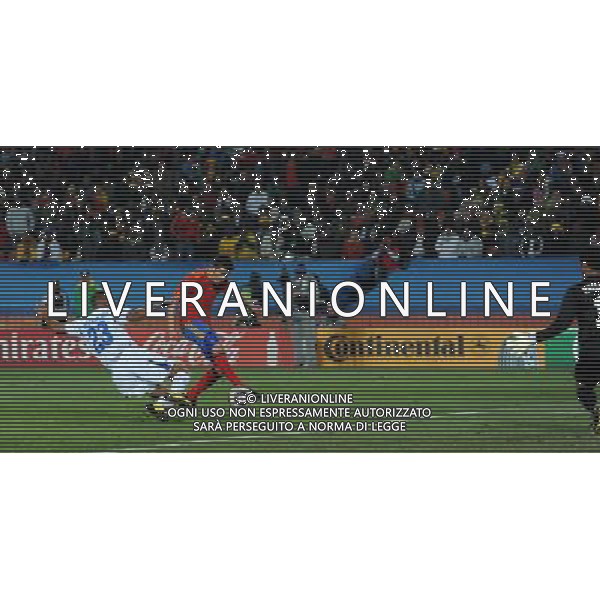 Fifa World Cup Sud Africa 2010 Match #32 Johannesburg (Ellis Park Stadium) - 21.06.2010 Spagna-Honduras Nella Foto:occasione villa david /Ph.Vitez-Ag. Aldo Liverani