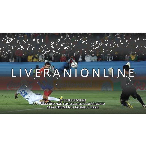 Fifa World Cup Sud Africa 2010 Match #32 Johannesburg (Ellis Park Stadium) - 21.06.2010 Spagna-Honduras Nella Foto:occasione villa david /Ph.Vitez-Ag. Aldo Liverani