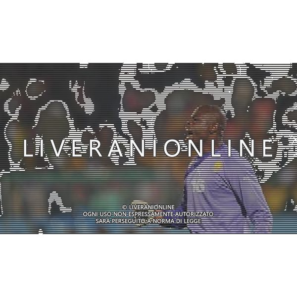 (100620) -- TSHWANE, June 20, 2010 () --Cameroon\'s goalkeeper Hamidou Souleymanou reacts during the 2010 World Cup Group E soccer match against Denmark at Loftus Verfeld stadium in Tshwane, South Africa, on June 19, 2010. (/Yang Lei)(dl) ©Photoshot/Agenzia Aldo Liverani Sas - ITALY ONLY: CAMERUN - DANIMARCA FIFA WORLD CUP CAMPIONATI MONDIALI SUD AFRICA 2010