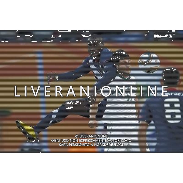 U.S.\' Jozy ALTIDORE (L) vies for the ball with Slovenia\'s Bojan JOKIC (C) during the World Cup group C soccer match between USA and Slovenia in Johannesburg in South Africa on Friday, June 18, 2010. The match ended in a 2-2 draw.(Photo By Wei Zheng/ColorChinaPhoto) - Ag. Aldo Liverani sas ITALY ONLY SLOVENIA - STATI UNITI FIFA WORLD CUP CAMPIONATI MONDIALI SUD AFRICA 2010