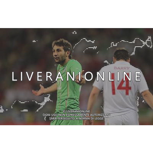 (100619) -- CAPE TOWN, June 19, 2010 -- Algeria\'s Djamal Abdoun (L) gestures during the 2010 World Cup Group C match against England in Cape Town, South Africa, June 18, 2010. Xing Guangli)(txy) ©Photoshot/Agenzia Aldo Liverani Sas - ITALY ONLY: INGHILTERRA - ALGERIA FIFA WORLD CUP CAMPIONATI MONDIALI SUD AFRICA 2010