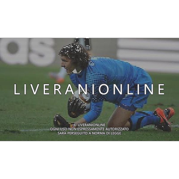 (100618) -- PORT ELIZABETH, June 18, 2010 -- Serbia\'s goalkeeper Vladimir Stojkovic saves a ball during the 2010 World Cup Group D soccer match between Germany and Serbia at the Nelson Mandela Bay stadium in Port Elizabeth, South Africa, on June 18, 2010. Serbia won 1-0. Yang Lei) ©Photoshot/Agenzia Aldo Liverani Sas - ITALY ONLY: GERMANIA - SERBIA FIFA WORLD CUP CAMPIONATI MONDIALI SUD AFRICA 2010