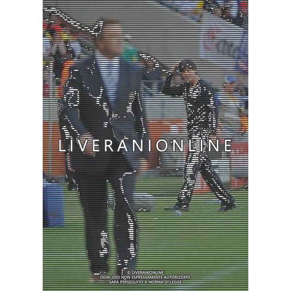 (100618) -- PORT ELIZABETH, June 18, 2010 -- Joachim Low, coach of German team, reacts during the 2010 World Cup Group D soccer match between Germany and Serbia at the Nelson Mandela Bay stadium in Port Elizabeth, South Africa, on June 18, 2010. Germany lost the match 0-1. Yang Lei) (zc) ©Photoshot/Agenzia Aldo Liverani Sas - ITALY ONLY: GERMANIA - SERBIA FIFA WORLD CUP CAMPIONATI MONDIALI SUD AFRICA 2010