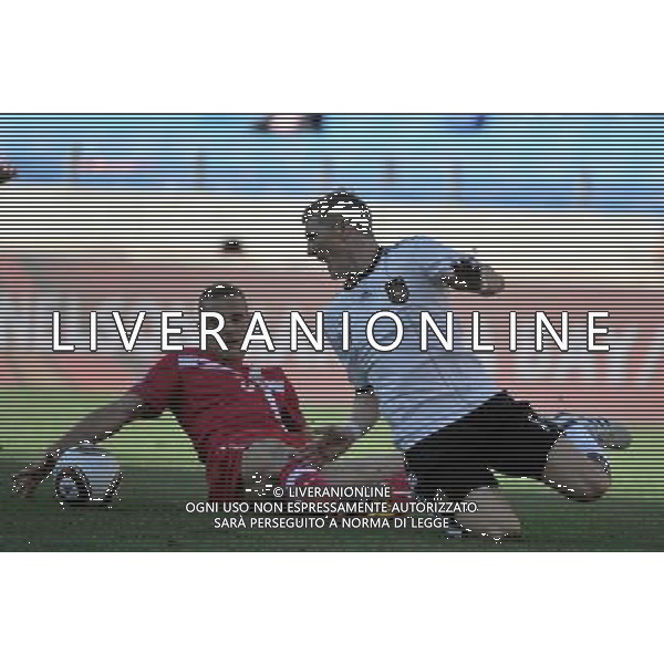 (100618) -- PORT ELIZABETH, June 18, 2010 -- Germany\'s Bastian Schweinsteiger (R) vies with a player of Serbia during the 2010 World Cup Group D soccer match between Germany and Serbia at the Nelson Mandela Bay stadium in Port Elizabeth, South Africa, on June 18, 2010. Yang Lei) ©Photoshot/Agenzia Aldo Liverani Sas - ITALY ONLY: GERMANIA - SERBIA FIFA WORLD CUP CAMPIONATI MONDIALI SUD AFRICA 2010