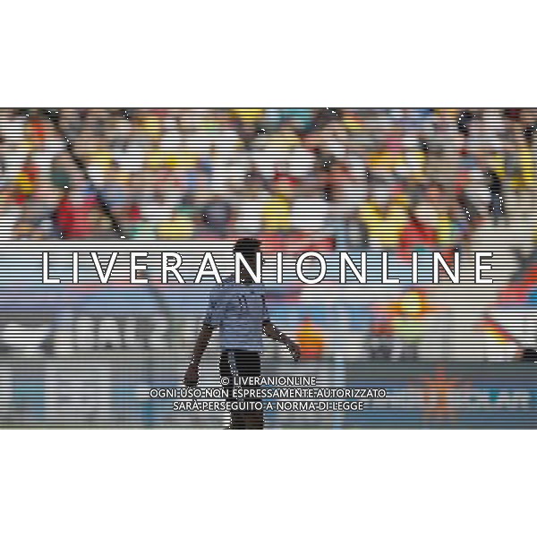 (100618) -- PORT ELIZABETH, June 18, 2010 -- Germany\'s Miroslav Klose walks out of the court after being shown a red card during the 2010 World Cup Group D soccer match between Germany and Serbia at the Nelson Mandela Bay stadium in Port Elizabeth, South Africa, on June 18, 2010. Liao Yujie) (zc) ©Photoshot/Agenzia Aldo Liverani Sas - ITALY ONLY: GERMANIA - SERBIA FIFA WORLD CUP CAMPIONATI MONDIALI SUD AFRICA 2010