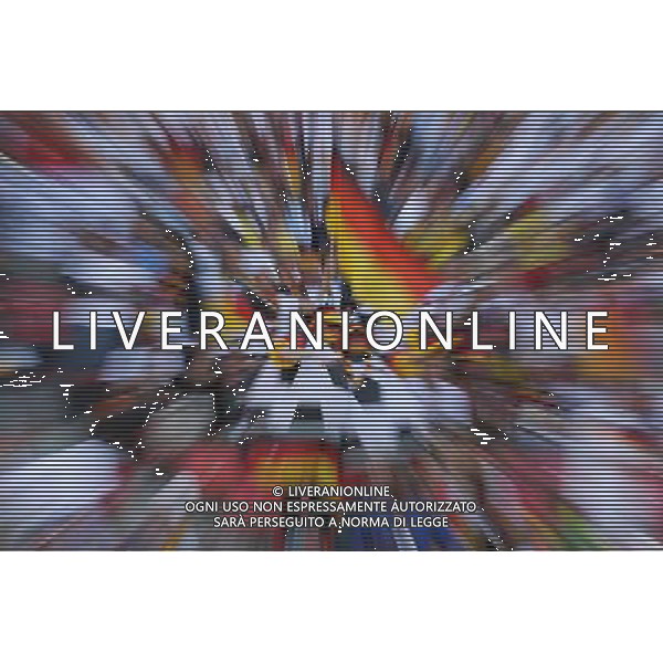 (100618) -- PORT ELIZABETH, June 18, 2010 -- German supporters cheer prior to the 2010 World Cup Group D soccer match between Germany and Serbia at the Nelson Mandela Bay stadium in Port Elizabeth, South Africa, on June 18, 2010. Liao Yujie) (zc) ©Photoshot/Agenzia Aldo Liverani Sas - ITALY ONLY: GERMANIA - SERBIA FIFA WORLD CUP CAMPIONATI MONDIALI SUD AFRICA 2010