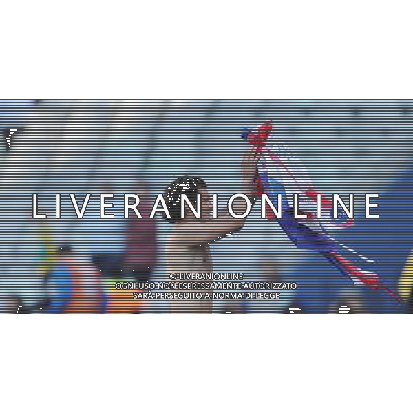 (100620) -- BLOEMFONTEIN, June 20, 2010 () -- Paraguay\'s Nelson Valdez leaves the field after the 2010 World Cup Group F football match against Slovakia at Free State Stadium in Bloemfontein, South Africa, on June 20, 2010. Paraguay won 2-0. (/Li Ga)(kh) ©Photoshot/Agenzia Aldo Liverani Sas - ITALY ONLY: PARAGUAY - SLOVACCHIA FIFA WORLD CUP CAMPIONATI MONDIALI SUD AFRICA 2010