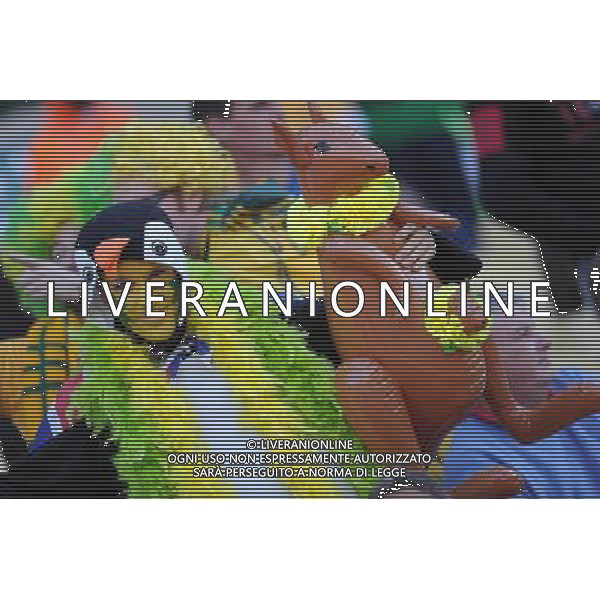 (100619) -- RUSTENBURG, June 19, 2010 () -- An Australia\'s supporter reacts with kangaroo toys during the 2010 World Cup Group D football match between Australia and Ghana at Royal Bafokeng stadium in Rustenburg, South Africa, on June 19, 2010. The match tied 1-1. (/Li Ga)(kh) ©Photoshot/Agenzia Aldo Liverani Sas - ITALY ONLY: GHANA - AUSTRALIA FIFA WORLD CUP CAMPIONATI MONDIALI SUD AFRICA 2010