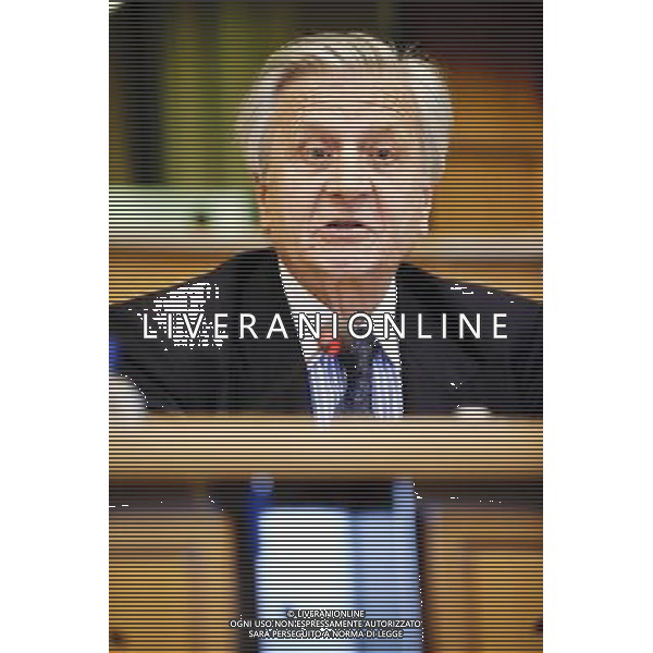 Jean-Claude Trichet, president of the European Central Bank (ECB) attends a monetary dialogue with Committee on Economic and Monetary Affairs at European Parliament in Brussels, Belgium on 2010-06-21 by Wiktor Dabkowski ©Photoshot/Agenzia Aldo Liverani Sas - ITALY ONLY -