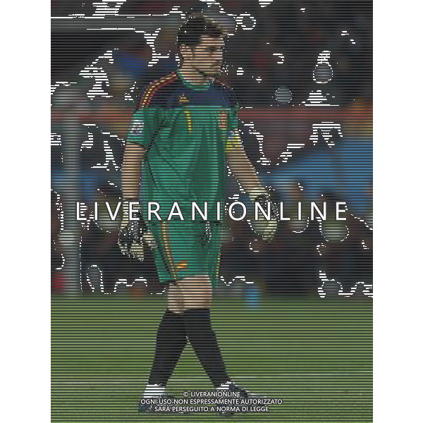 Fifa World Cup Sud Africa 2010 Match #32 Johannesburg (Ellis Park Stadium) - 21.06.2010 Spagna-Honduras Nella Foto:Iker CASILLAS /Ph.Vitez-Ag. Aldo Liverani