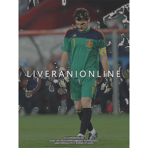 Fifa World Cup Sud Africa 2010 Match #32 Johannesburg (Ellis Park Stadium) - 21.06.2010 Spagna-Honduras Nella Foto:Iker CASILLAS /Ph.Vitez-Ag. Aldo Liverani