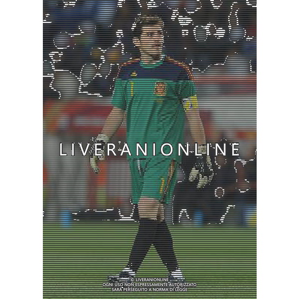 Fifa World Cup Sud Africa 2010 Match #32 Johannesburg (Ellis Park Stadium) - 21.06.2010 Spagna-Honduras Nella Foto:Iker CASILLAS /Ph.Vitez-Ag. Aldo Liverani