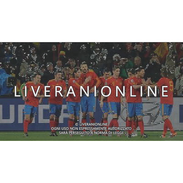 Fifa World Cup Sud Africa 2010 Match #32 Johannesburg (Ellis Park Stadium) - 21.06.2010 Spagna-Honduras Nella Foto:Esultanza Spagna /Ph.Vitez-Ag. Aldo Liverani