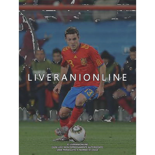 Fifa World Cup Sud Africa 2010 Match #32 Johannesburg (Ellis Park Stadium) - 21.06.2010 Spagna-Honduras Nella Foto:Juan Manuel MATA /Ph.Vitez-Ag. Aldo Liverani