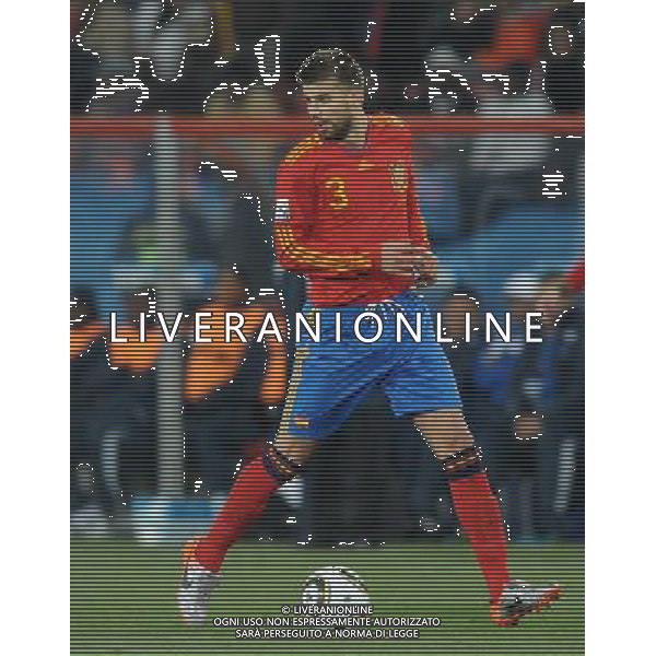 Fifa World Cup Sud Africa 2010 Match #32 Johannesburg (Ellis Park Stadium) - 21.06.2010 Spagna-Honduras Nella Foto:Gerard PIQUE /Ph.Vitez-Ag. Aldo Liverani