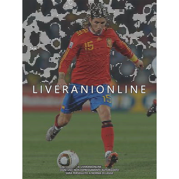 Fifa World Cup Sud Africa 2010 Match #32 Johannesburg (Ellis Park Stadium) - 21.06.2010 Spagna-Honduras Nella Foto:SERGIO RAMOS /Ph.Vitez-Ag. Aldo Liverani