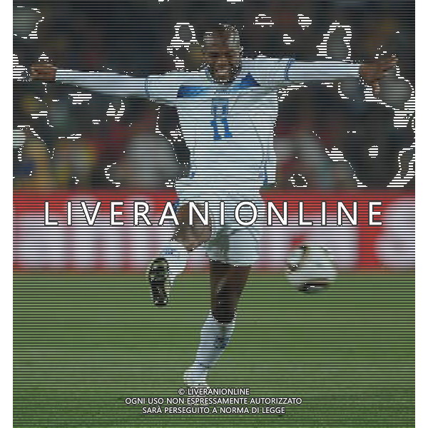 Fifa World Cup Sud Africa 2010 Match #32 Johannesburg (Ellis Park Stadium) - 21.06.2010 Spagna-Honduras Nella Foto:David SUAZO /Ph.Vitez-Ag. Aldo Liverani