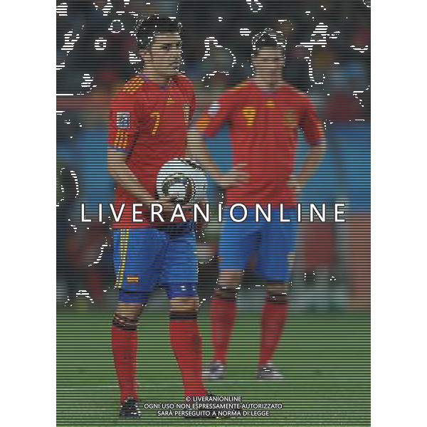 Fifa World Cup Sud Africa 2010 Match #32 Johannesburg (Ellis Park Stadium) - 21.06.2010 Spagna-Honduras Nella Foto:David VILLA-Fernando TORRES /Ph.Vitez-Ag. Aldo Liverani