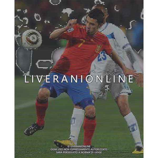 Fifa World Cup Sud Africa 2010 Match #32 Johannesburg (Ellis Park Stadium) - 21.06.2010 Spagna-Honduras Nella Foto:David VILLA /Ph.Vitez-Ag. Aldo Liverani