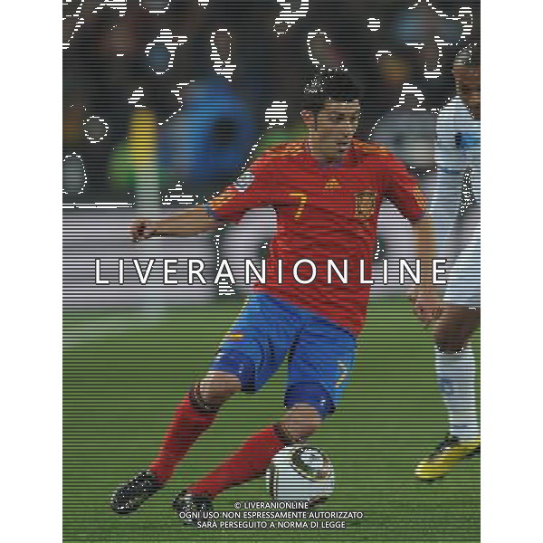 Fifa World Cup Sud Africa 2010 Match #32 Johannesburg (Ellis Park Stadium) - 21.06.2010 Spagna-Honduras Nella Foto:David VILLA /Ph.Vitez-Ag. Aldo Liverani