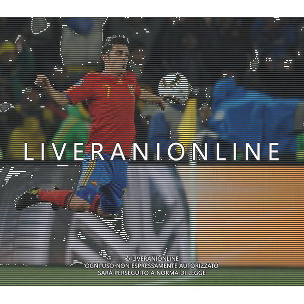 Fifa World Cup Sud Africa 2010 Match #32 Johannesburg (Ellis Park Stadium) - 21.06.2010 Spagna-Honduras Nella Foto:David VILLA /Ph.Vitez-Ag. Aldo Liverani