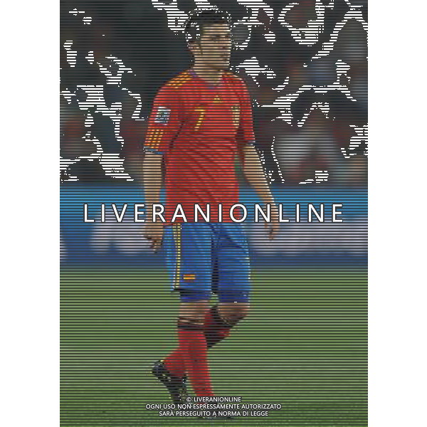 Fifa World Cup Sud Africa 2010 Match #32 Johannesburg (Ellis Park Stadium) - 21.06.2010 Spagna-Honduras Nella Foto:David VILLA /Ph.Vitez-Ag. Aldo Liverani