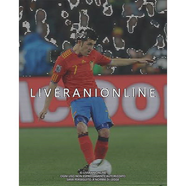 Fifa World Cup Sud Africa 2010 Match #32 Johannesburg (Ellis Park Stadium) - 21.06.2010 Spagna-Honduras Nella Foto:David VILLA /Ph.Vitez-Ag. Aldo Liverani