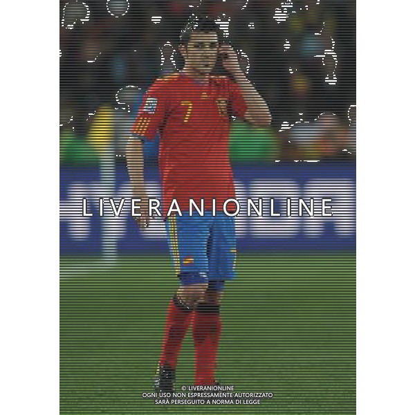 Fifa World Cup Sud Africa 2010 Match #32 Johannesburg (Ellis Park Stadium) - 21.06.2010 Spagna-Honduras Nella Foto:David VILLA /Ph.Vitez-Ag. Aldo Liverani