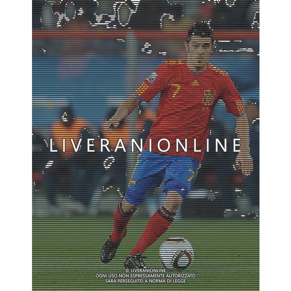 Fifa World Cup Sud Africa 2010 Match #32 Johannesburg (Ellis Park Stadium) - 21.06.2010 Spagna-Honduras Nella Foto:David VILLA /Ph.Vitez-Ag. Aldo Liverani