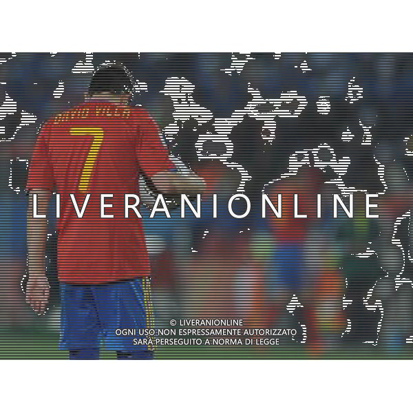 Fifa World Cup Sud Africa 2010 Match #32 Johannesburg (Ellis Park Stadium) - 21.06.2010 Spagna-Honduras Nella Foto:David VILLA /Ph.Vitez-Ag. Aldo Liverani