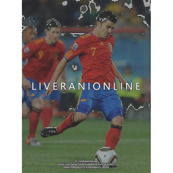 Fifa World Cup Sud Africa 2010 Match #32 Johannesburg (Ellis Park Stadium) - 21.06.2010 Spagna-Honduras Nella Foto:David VILLA /Ph.Vitez-Ag. Aldo Liverani