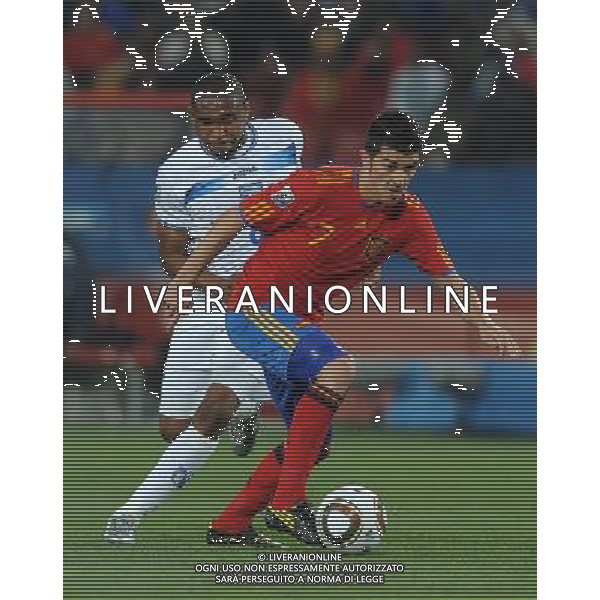 Fifa World Cup Sud Africa 2010 Match #32 Johannesburg (Ellis Park Stadium) - 21.06.2010 Spagna-Honduras Nella Foto:David VILLA /Ph.Vitez-Ag. Aldo Liverani