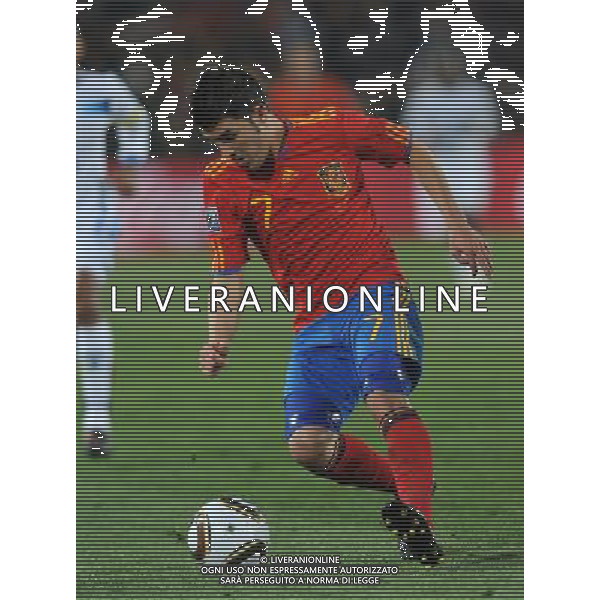 Fifa World Cup Sud Africa 2010 Match #32 Johannesburg (Ellis Park Stadium) - 21.06.2010 Spagna-Honduras Nella Foto:David VILLA /Ph.Vitez-Ag. Aldo Liverani