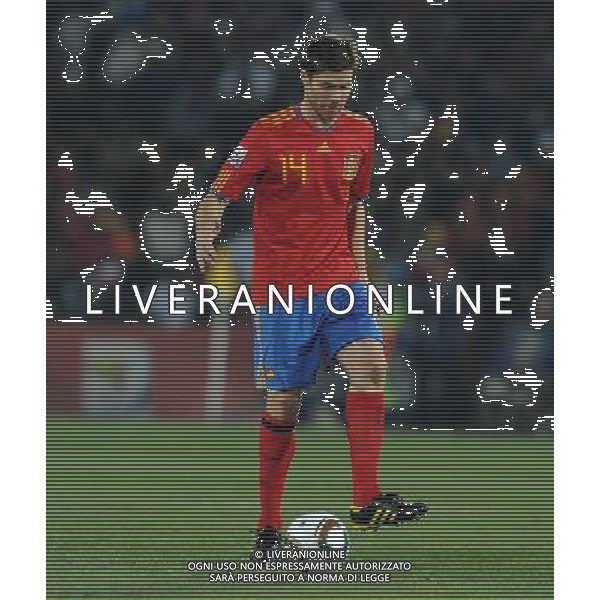 Fifa World Cup Sud Africa 2010 Match #32 Johannesburg (Ellis Park Stadium) - 21.06.2010 Spagna-Honduras Nella Foto:XABI ALONSO /Ph.Vitez-Ag. Aldo Liverani
