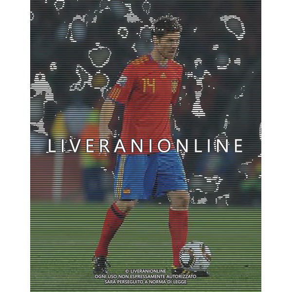 Fifa World Cup Sud Africa 2010 Match #32 Johannesburg (Ellis Park Stadium) - 21.06.2010 Spagna-Honduras Nella Foto:XABI ALONSO /Ph.Vitez-Ag. Aldo Liverani