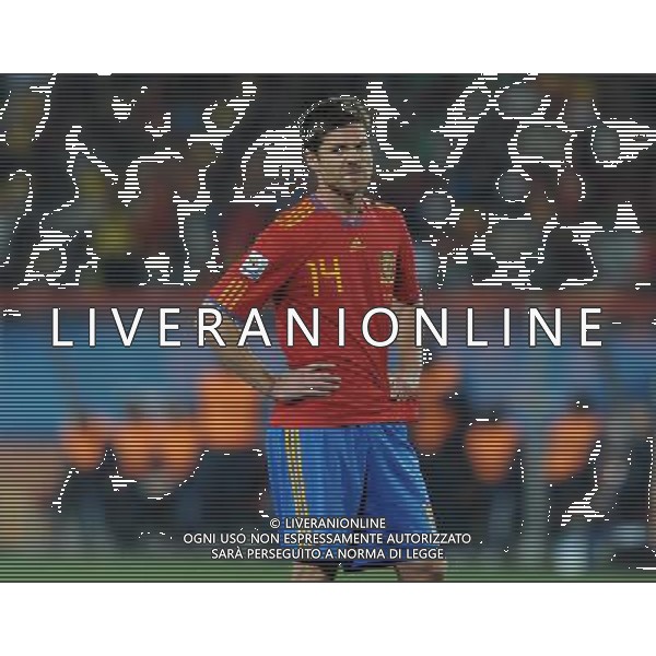 Fifa World Cup Sud Africa 2010 Match #32 Johannesburg (Ellis Park Stadium) - 21.06.2010 Spagna-Honduras Nella Foto:XABI ALONSO /Ph.Vitez-Ag. Aldo Liverani