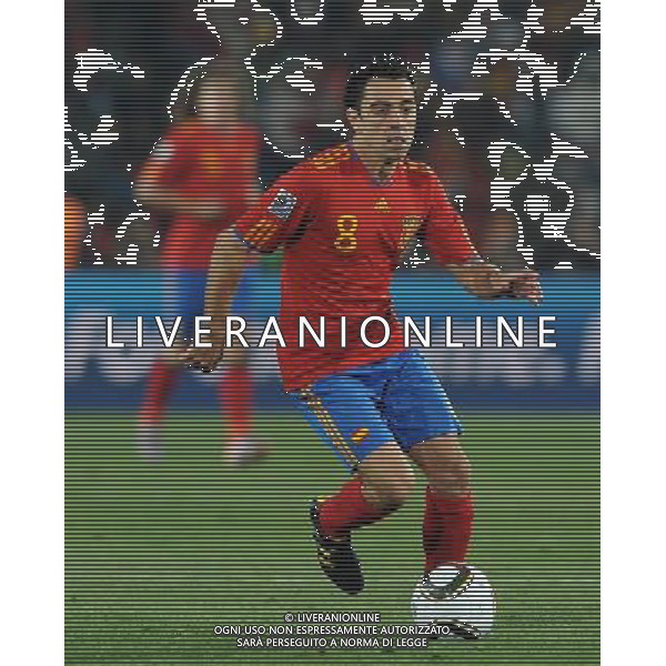 Fifa World Cup Sud Africa 2010 Match #32 Johannesburg (Ellis Park Stadium) - 21.06.2010 Spagna-Honduras Nella Foto:XAVI HERNADEZ /Ph.Vitez-Ag. Aldo Liverani