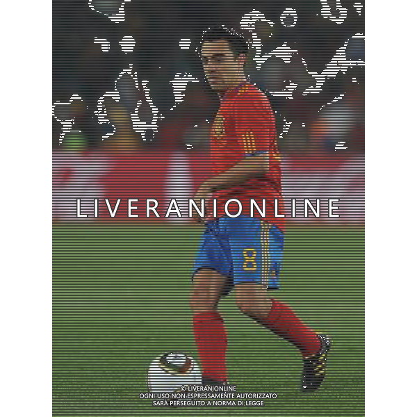 Fifa World Cup Sud Africa 2010 Match #32 Johannesburg (Ellis Park Stadium) - 21.06.2010 Spagna-Honduras Nella Foto:XAVI HERNADEZ /Ph.Vitez-Ag. Aldo Liverani