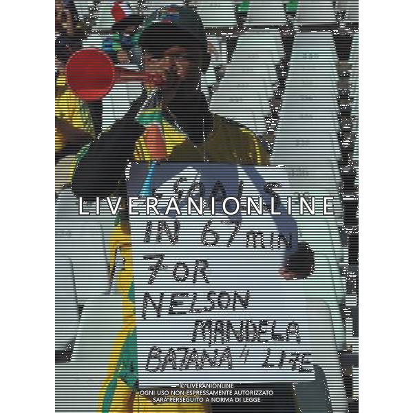 Fifa World Cup Sud Africa 2010 Match #34 Mangaung/Bloemfontein (Free State Stadium) - 22.06.2010 Francia-Sud Africa Nella Foto:Tifosi /Ph.Vitez-Ag. Aldo Liverani