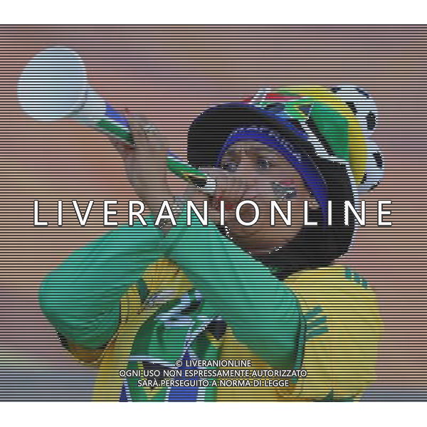 Fifa World Cup Sud Africa 2010 Match #34 Mangaung/Bloemfontein (Free State Stadium) - 22.06.2010 Francia-Sud Africa Nella Foto:Tifosi /Ph.Vitez-Ag. Aldo Liverani