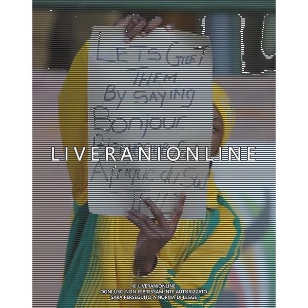 Fifa World Cup Sud Africa 2010 Match #34 Mangaung/Bloemfontein (Free State Stadium) - 22.06.2010 Francia-Sud Africa Nella Foto:Tifosi /Ph.Vitez-Ag. Aldo Liverani